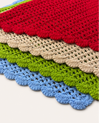 PAÑUELO CROCHET- RED