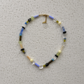 NATURAL STONES NECKLACE - MOSS