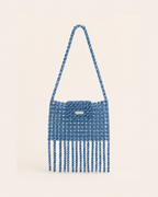 BEADED BAG / BLUE