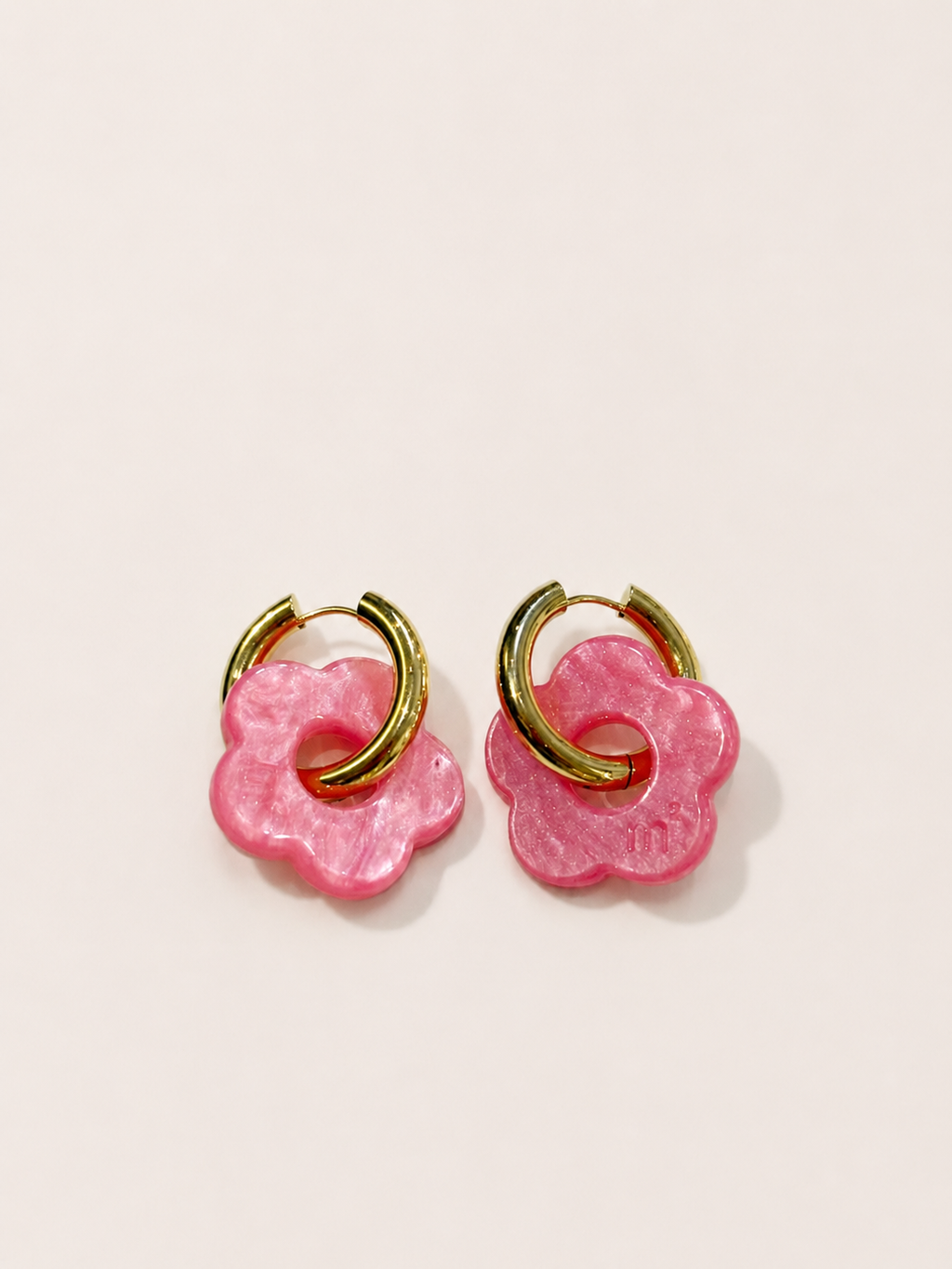 FLOWERS EARRINGS - PINK