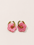 FLOWERS EARRINGS - PINK