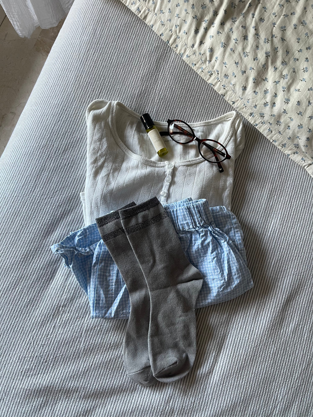 COTTON SOCKS - GREY