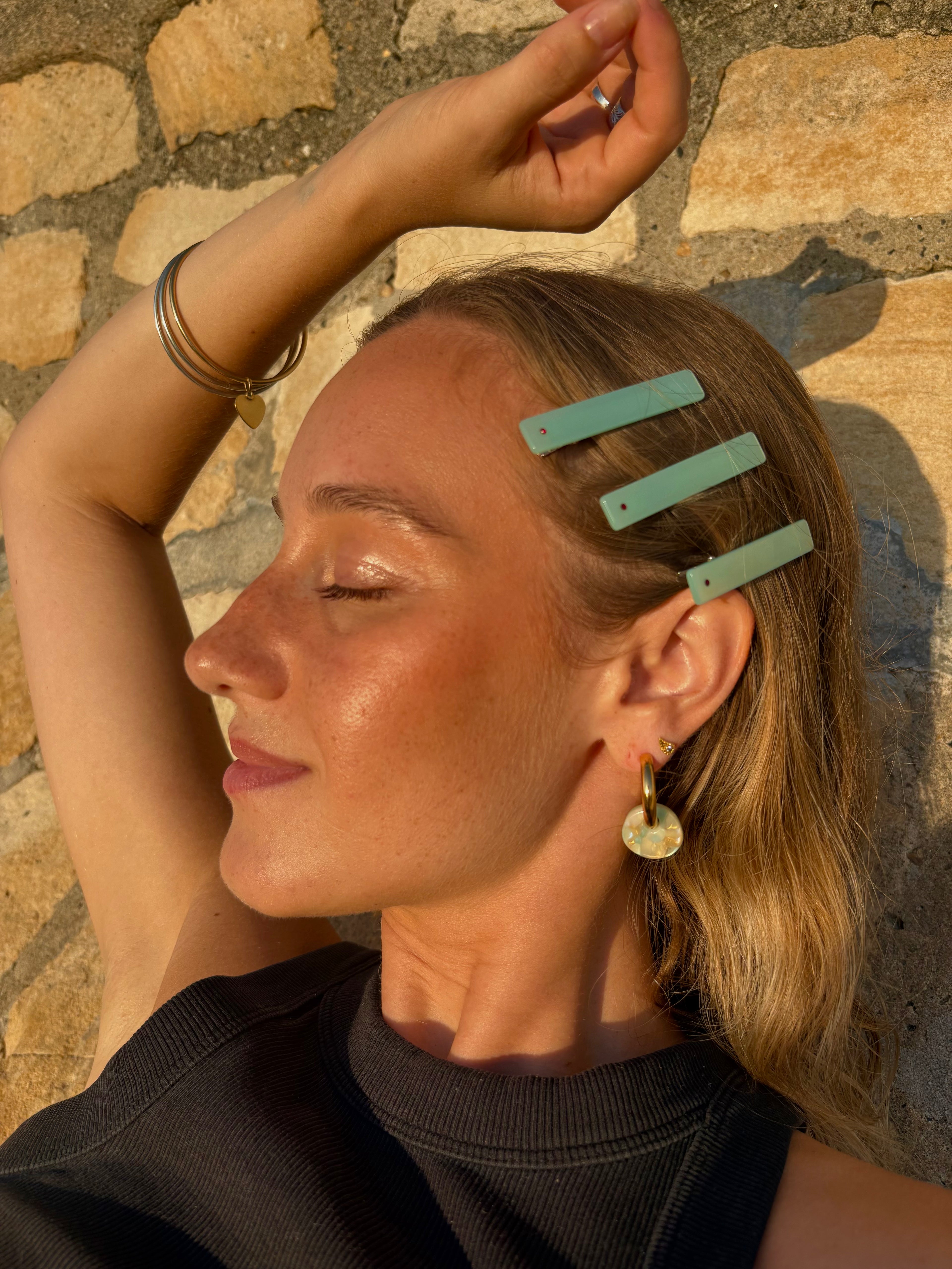 BRILLI BRILLI HAIR CLIP - BABY BLUE