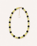 NATURAL STONES NECKLACE - GREEN MIX