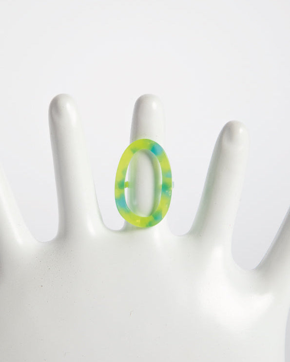 EMPTY RING - GREEN&FLUOR