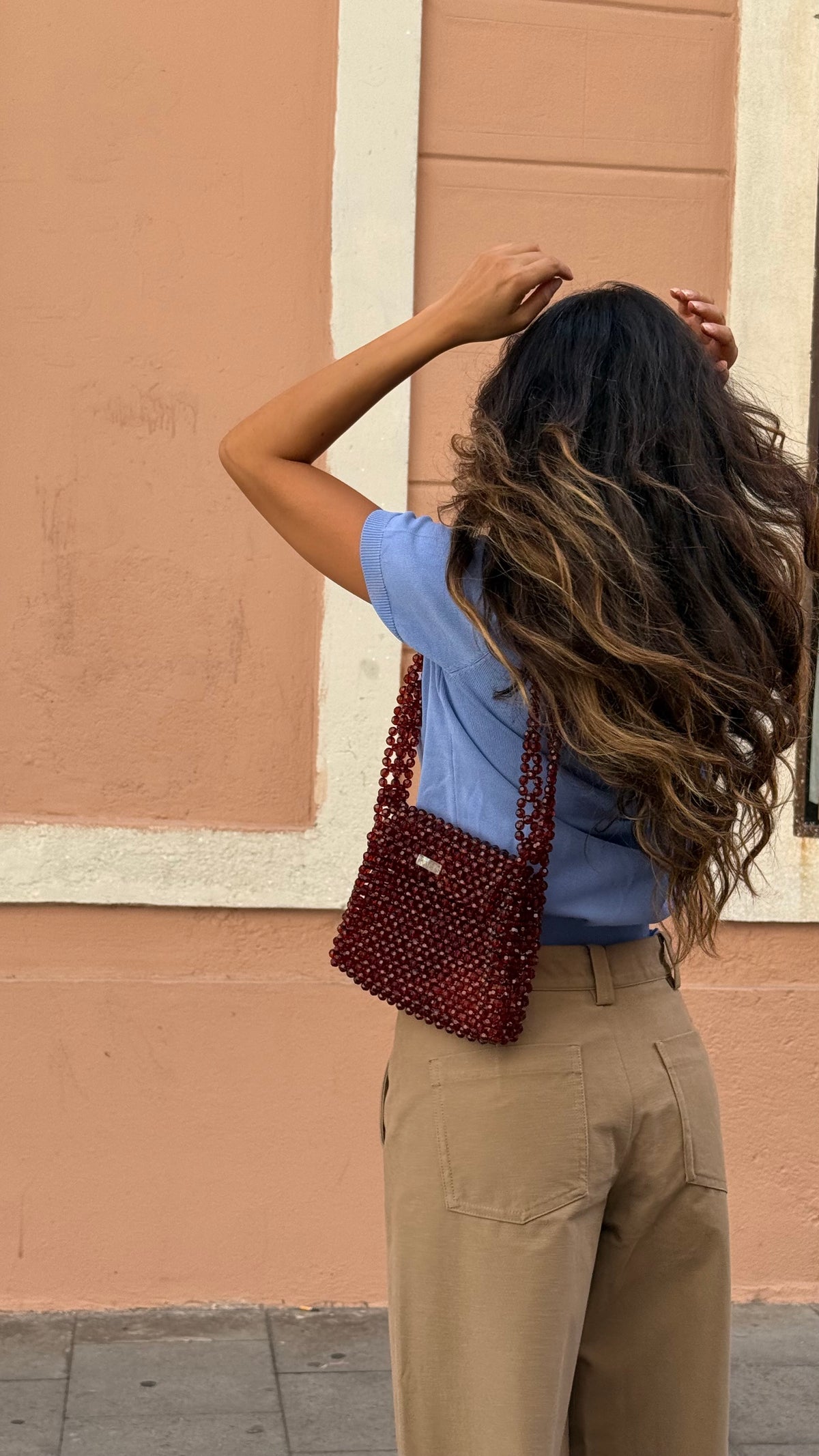 BEADED BAG / 2IN1 WINE