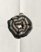 KNITTED SCRUNCHIE - BROWN&BLACK